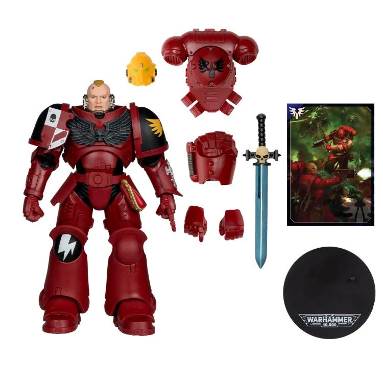 Сержант Кривавих Янголів Вархаммер 40000 McFarlane Toys Warhammer 40K Blood Angels Assault Intercessor Sergeant