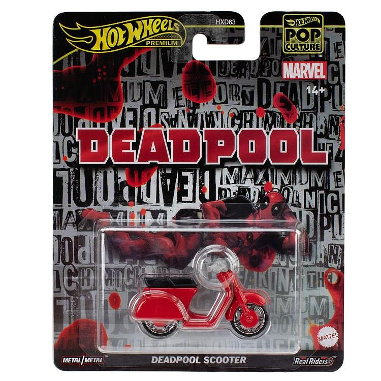 Хот Вілс Hot Wheels POP Culture Deadpool Scooter