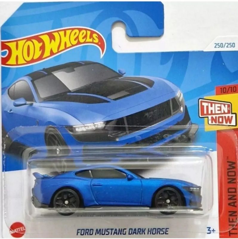 Хот Вілс Форд Мустанг Hot Wheels Then and Now Ford Mustang Dark Horse