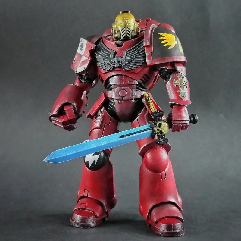 Кастом Сержант Кривавих Янголів Вархаммер 40000 McFarlane Toys Warhammer 40K Blood Angels Assault Intercessor Sergeant