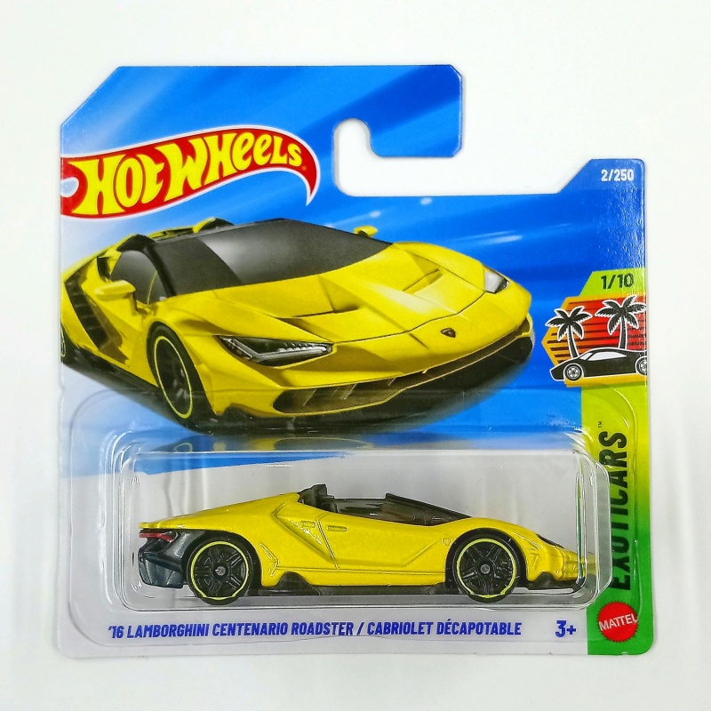 Хот Вілс Ламборгіні Сентенаріо Hot Wheels Exoticars 2016 Lamborghini Centenario Roadster