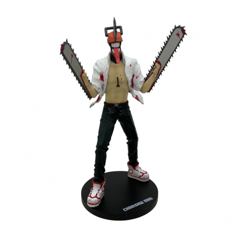 Людина бензопила Вінілова статуя CultureFly Chainsaw Man 16см.